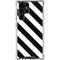 Black and White Geometric Stripes Galaxy S24 Ultra Clear Case