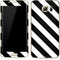 Black and White Geometric Stripes Galaxy S7 Edge Skin