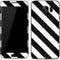 Black and White Geometric Stripes Galaxy S7 Skin
