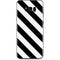 Black and White Geometric Stripes Galaxy S8 Skin