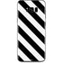 Black and White Geometric Stripes Galaxy S8 Skin