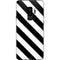 Black and White Geometric Stripes Galaxy S9 Plus Skin