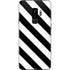 Black and White Geometric Stripes Galaxy S9 Plus Skin