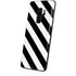 Black and White Geometric Stripes Galaxy S9 Plus Skin