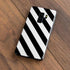 Black and White Geometric Stripes Galaxy S9 Plus Skin