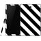 Black and White Geometric Stripes Samsung Galaxy Tab Skin