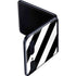 Black and White Geometric Stripes Galaxy Z Flip Skin