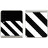 Black and White Geometric Stripes Galaxy Z Flip3 5G Skin