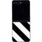 Black and White Geometric Stripes Galaxy Z Flip5 5G Skin