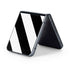 Black and White Geometric Stripes Galaxy Z Flip5 5G Skin