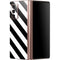 Black and White Geometric Stripes Galaxy Z Fold2 5G Skin