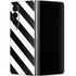 Black and White Geometric Stripes Galaxy Z Fold4 5G Skin