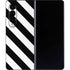 Black and White Geometric Stripes Galaxy Z Fold4 5G Skin
