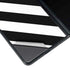 Black and White Geometric Stripes Galaxy Z Fold4 5G Skin