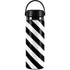 Black and White Geometric Stripes Hydro Flask 20oz Wide Mouth Skin