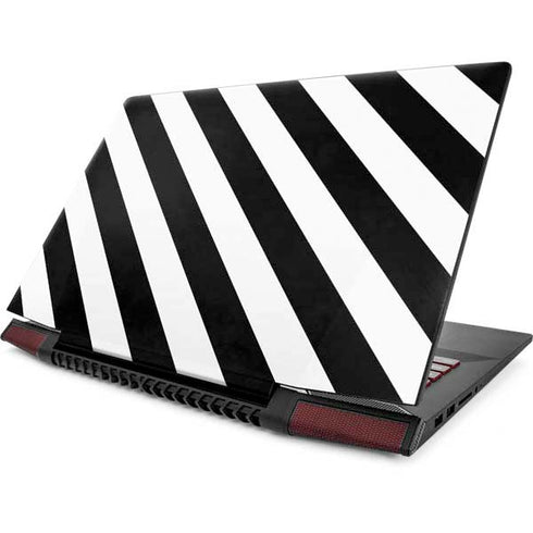 Black and White Geometric Stripes Lenovo IdeaPad Skin