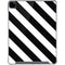 Black and White Geometric Stripes iPad Pro 12.9in (2020) Clear Case