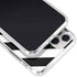 Black and White Geometric Stripes iPhone 11 Pro Clear Case