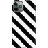 Black and White Geometric Stripes iPhone 11 Pro Lite Case