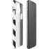 Black and White Geometric Stripes iPhone 11 Pro Lite Case
