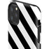Black and White Geometric Stripes iPhone 11 Pro Max Impact Case