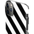 Black and White Geometric Stripes iPhone 11 Pro Max Lite Case