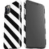 Black and White Geometric Stripes iPhone 11 Pro Max Lite Case