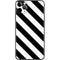 Black and White Geometric Stripes iPhone 11 Pro Max Skin