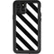 Black and White Geometric Stripes iPhone 11 Pro Waterproof Case