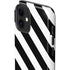 Black and White Geometric Stripes iPhone 12 Impact Case