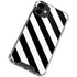 Black and White Geometric Stripes iPhone 12 Mini Clear Case