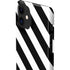Black and White Geometric Stripes iPhone 12 Mini Lite Case