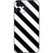 Black and White Geometric Stripes iPhone 12 Mini Skin