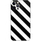 Black and White Geometric Stripes iPhone 12 Pro Max Skin