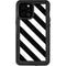 Black and White Geometric Stripes iPhone 12 Pro Max Waterproof Case