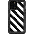 Black and White Geometric Stripes iPhone 12 Pro Max Waterproof Case