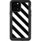Black and White Geometric Stripes iPhone 12 Pro Waterproof Case