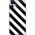 Black and White Geometric Stripes iPhone 12 Skin