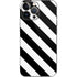 Black and White Geometric Stripes iPhone 13 Pro Max Skin