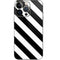 Black and White Geometric Stripes iPhone 13 Pro Skin