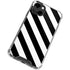 Black and White Geometric Stripes iPhone 14 Clear Case