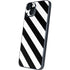 Black and White Geometric Stripes iPhone 15 Plus Skin