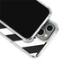 Black and White Geometric Stripes iPhone 15 Pro Max Clear Case