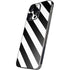 Black and White Geometric Stripes iPhone 14 Pro Max Skin