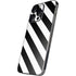 Black and White Geometric Stripes iPhone 14 Pro Skin