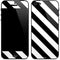 Black and White Geometric Stripes iPhone 5/5s/5SE Skin