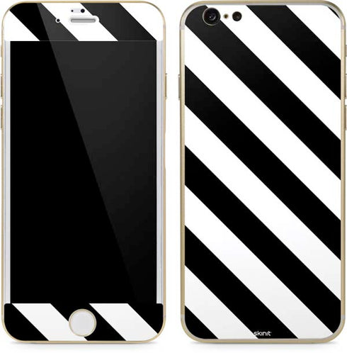 Black and White Geometric Stripes iPhone 6/6s Skin