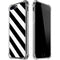 Black and White Geometric Stripes iPhone 7/8 Plus Clear Case