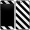 Black and White Geometric Stripes iPhone 7 Plus Skin