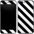 Black and White Geometric Stripes iPhone 7 Plus Skin